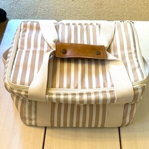 NWOT Striped Cooler